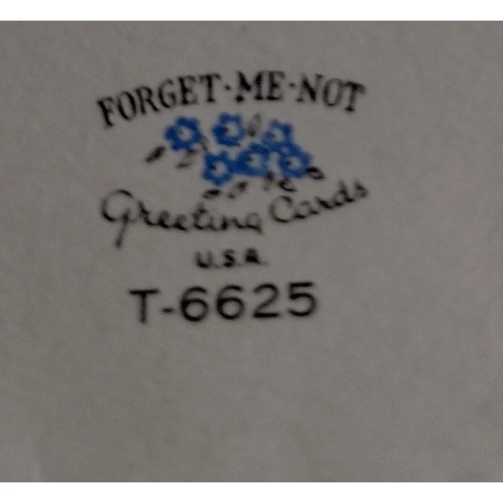 Vintage Forget-Me-Not Get Well Card Bunny Mechanic Fixing Car Fuzzy Tail T-6625